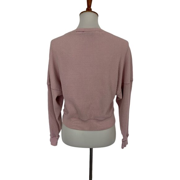 Out From Under Urban Outfitters Sweater XS Pink Knit Soft Cozy Cottagecore - Picture 3 of 6